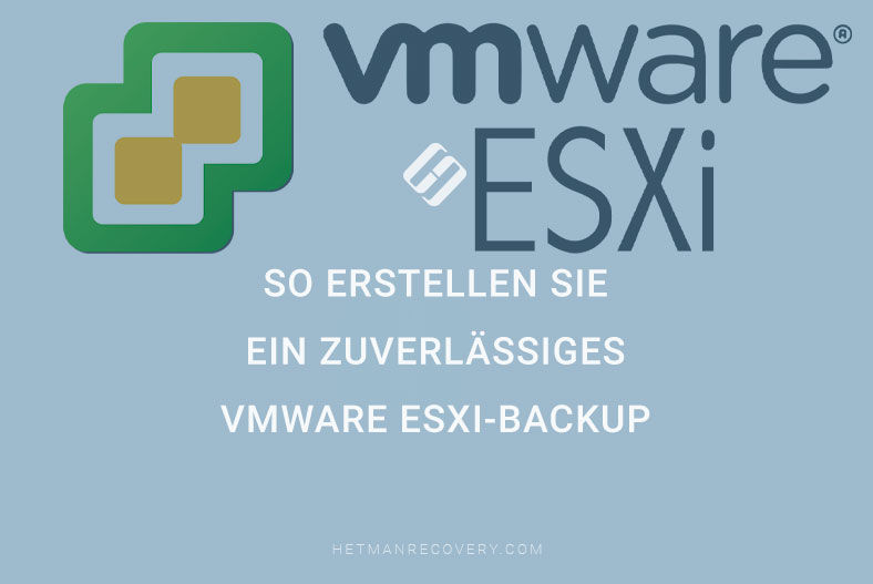 So erstellen Sie ein zuverlässiges VMware ESXi-Backup