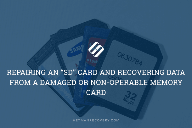 Recovering Data from a Damaged or Non-Operable Memory Card