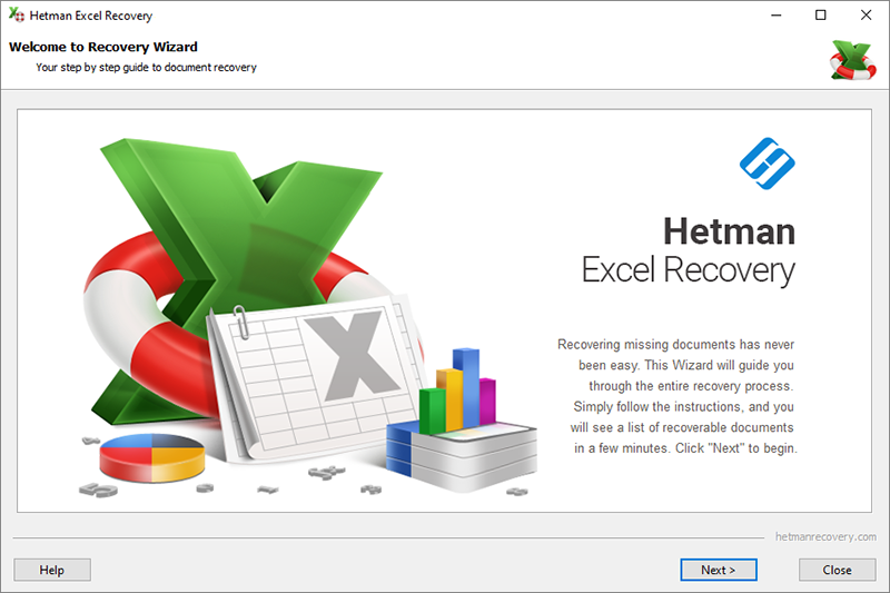 Hetman Excel Recovery screenshot