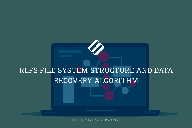 ReFS file system structure and data recovery algorithm