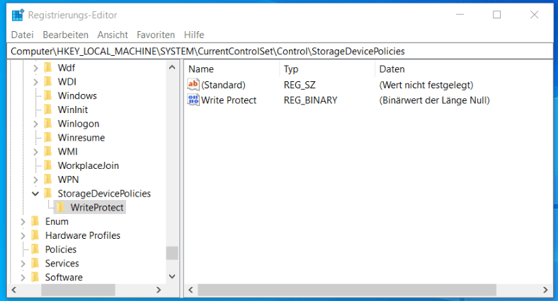 Registrierungs-Editor Windows