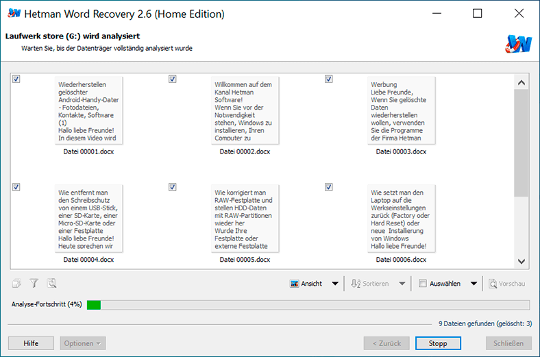 Hetman Word Recovery 4.6 download the new version