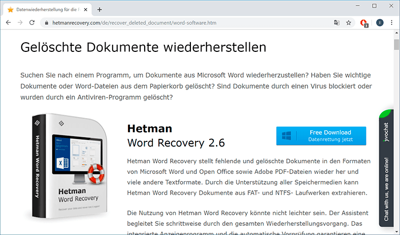 Hetman Word Recovery