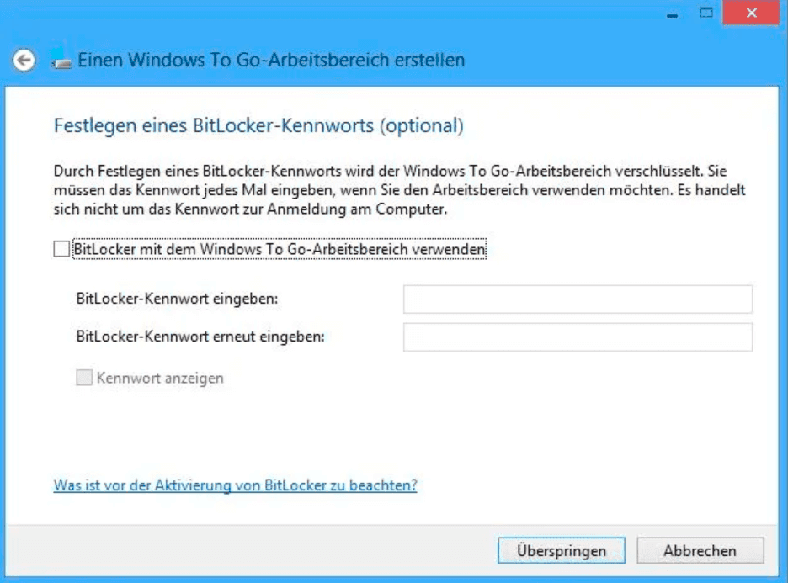 Windows To Go-Laufwerk