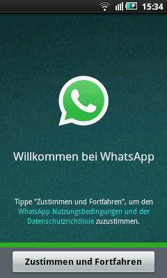 Willkommen bei WhatsApp