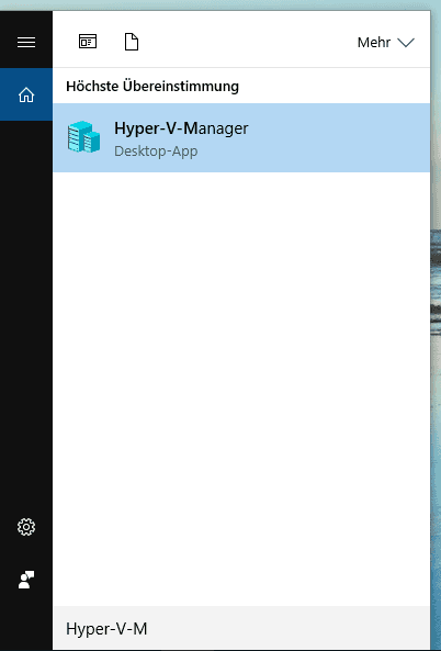 Hyper-V Manager