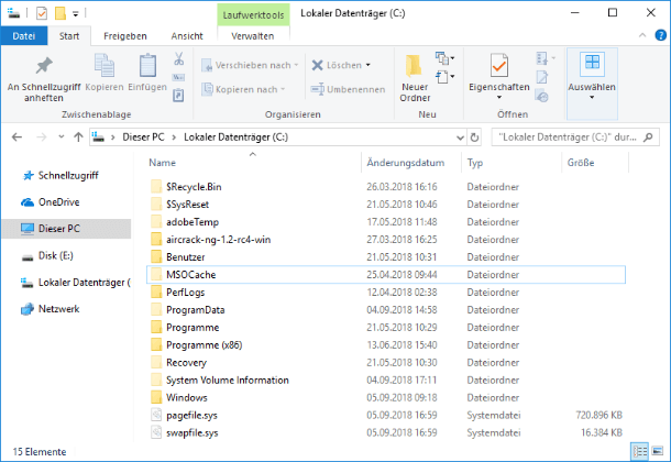 Datei-Explorer Windows