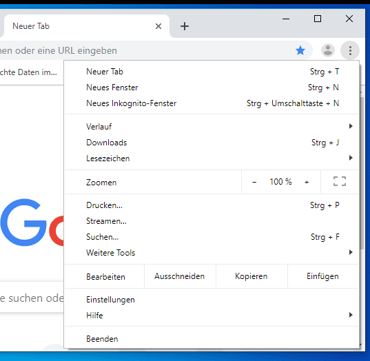 Google Chrome konfigurieren und verwalten