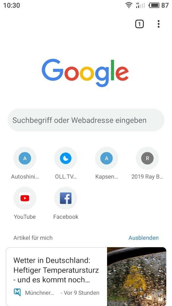 Google Chrome App