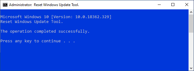 Reset Windows Update Tool