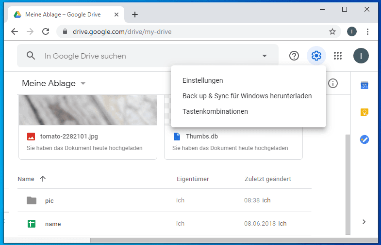 Google Drive-Anwendung