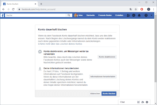 Vorübergehend facebook deaktivieren konto Warum Ist