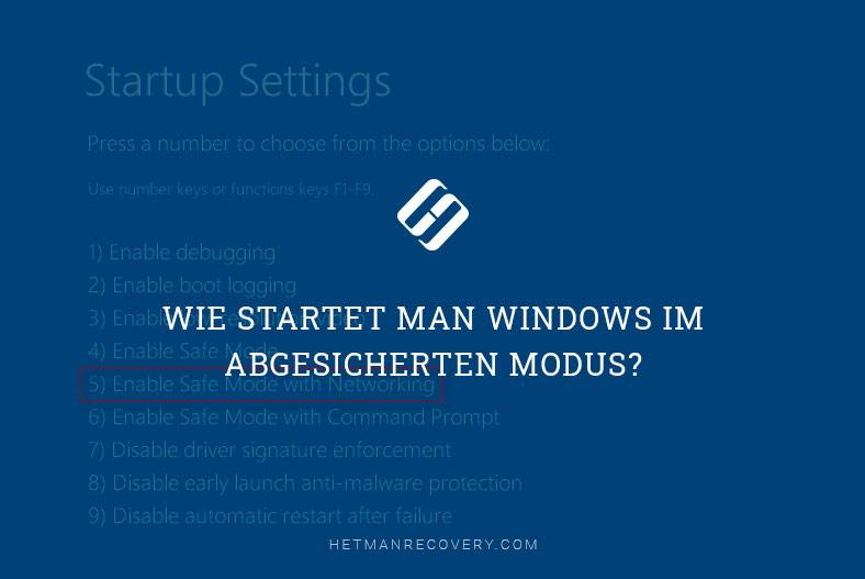 Wie startet man Windows im abgesicherten Modus?