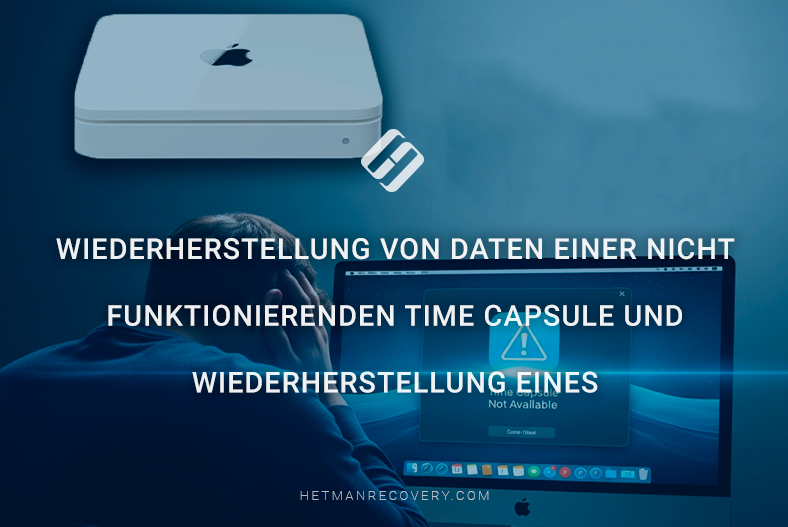 Wiederherstellung von Daten einer nicht funktionierenden Time Capsule und Wiederherstellung eines Time‑Machine‑Snapshots Wiederherstellung von Daten einer nicht funktionierenden Time Capsule und Wiederherstellung eines Time‑Machine‑Snapshots