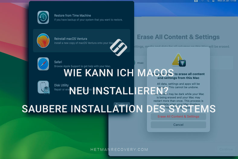 Wie kann ich macOS neu installieren? Saubere Installation des Systems