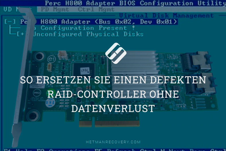 Defekten RAID-Controller austauschen ohne Datenverlust: Anleitung