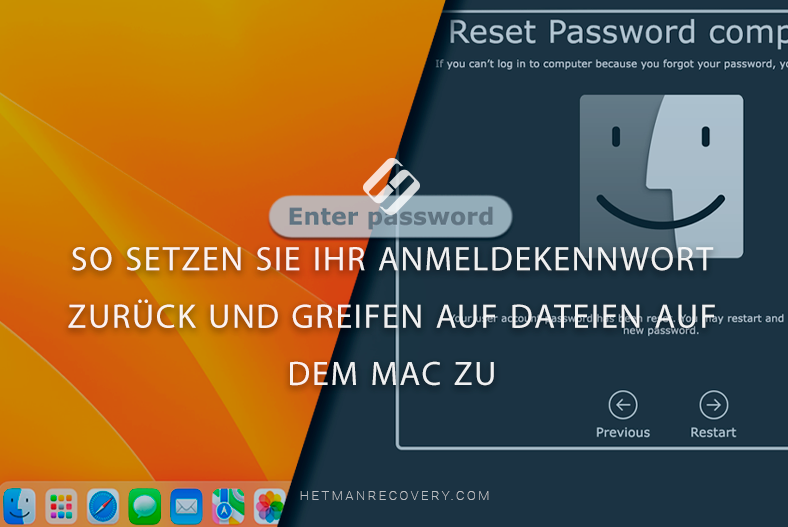 So setzen Sie Ihr Anmeldekennwort zurück und greifen auf Dateien auf dem Mac zu