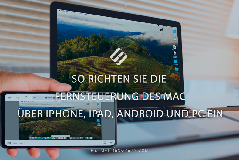 So richten Sie die Fernsteuerung des Mac über iPhone, iPad, Android und PC ein