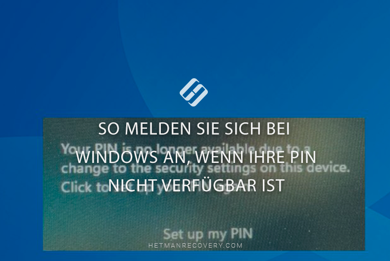 So melden Sie sich bei Windows an, wenn Ihre PIN nicht verfügbar ist