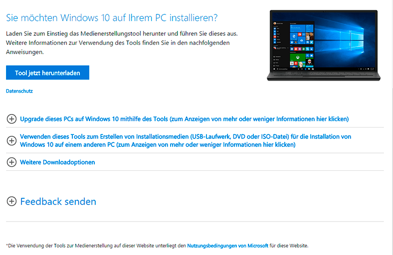 Wollen Sie Windows 10 auf Ihrem Computer zu installieren?