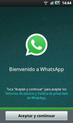 Bienvenido a WhatsApp