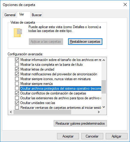 Costa Separar pasión Archivos del sistema Windows: dónde se almacenan, cómo mostrar o restaurar
