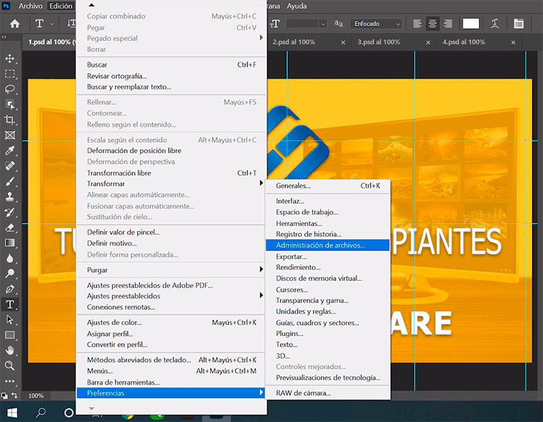 Recuperación de archivos de Adobe Photoshop (.psd)