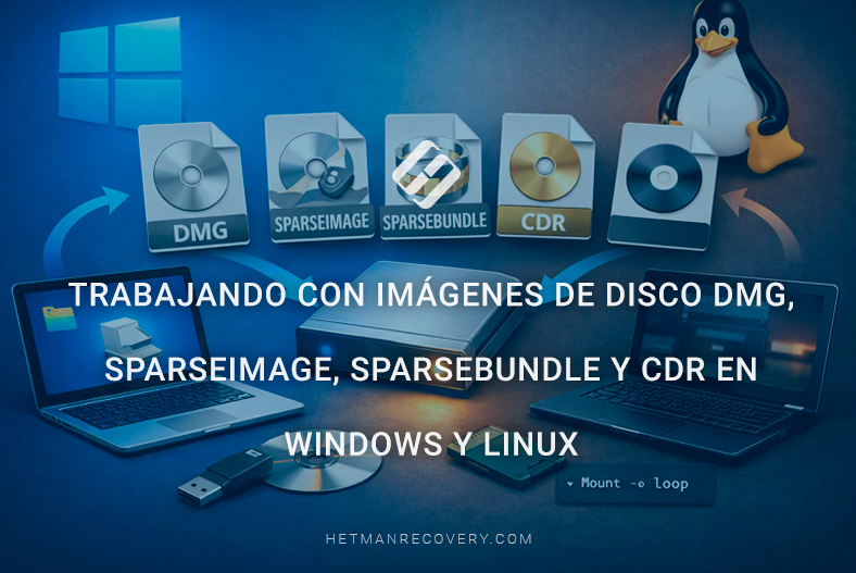 Trabajando con imágenes de disco DMG, SparseImage, SparseBundle y CDR en Windows y Linux Trabajando con imágenes de disco DMG, SparseImage, SparseBundle y CDR en Windows y Linux