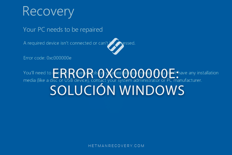 Error 0xc000000e: Solución Windows