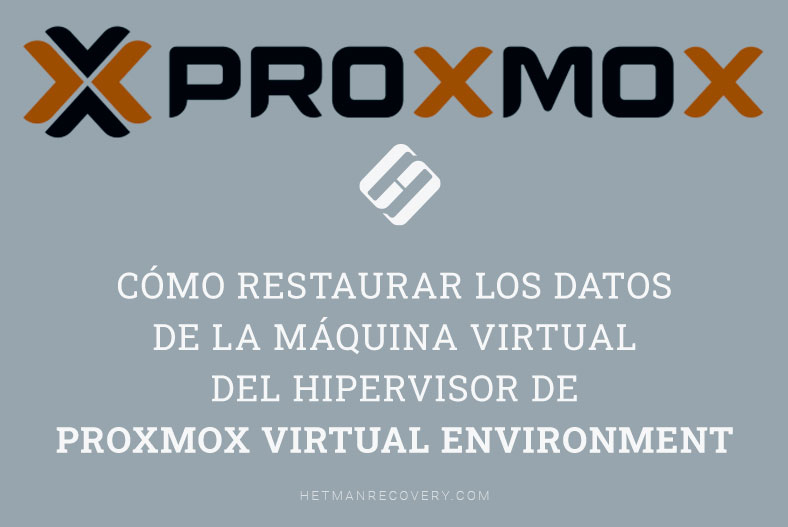 Cómo restaurar los datos de la máquina virtual del hipervisor de Proxmox Virtual Environment