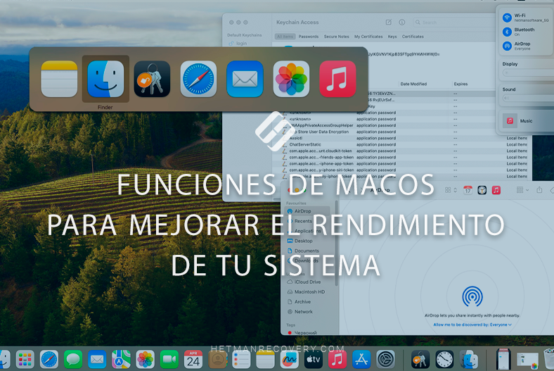 Funciones de macOS para mejorar el rendimiento de tu sistema