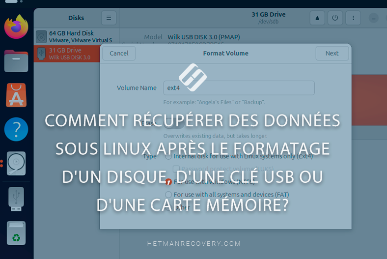 Comment récupérer des données sous Linux après le formatage d’un disque, d’une clé USB ou d’une carte mémoire? Comment récupérer des données sous Linux après le formatage d’un disque, d’une clé USB ou d’une carte mémoire?