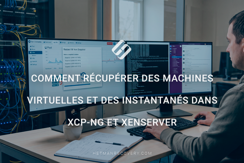 Comment récupérer des machines virtuelles et des instantanés dans XCP-ng et XenServer