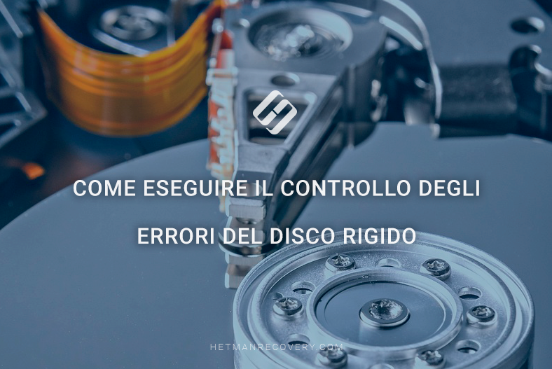 Come eseguire il controllo degli errori del disco rigido