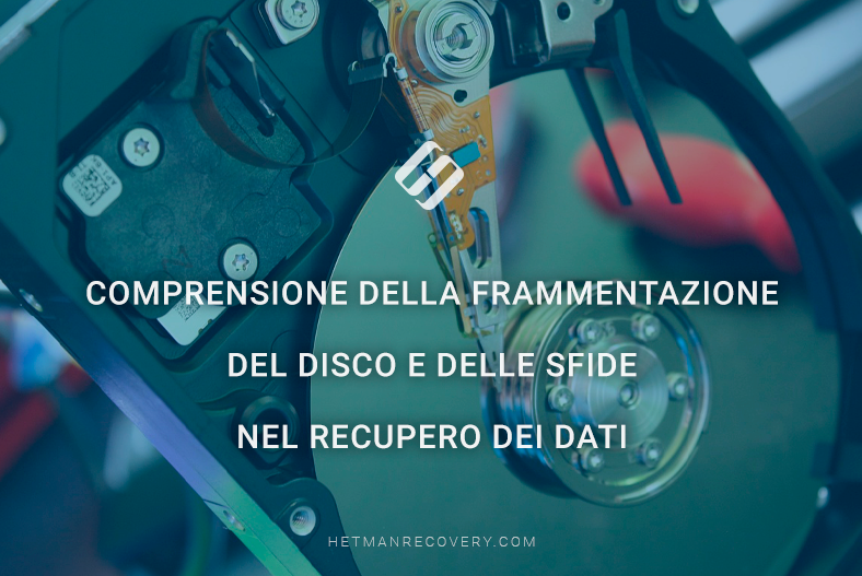 Comprensione della frammentazione del disco e delle sfide nel recupero dei dati