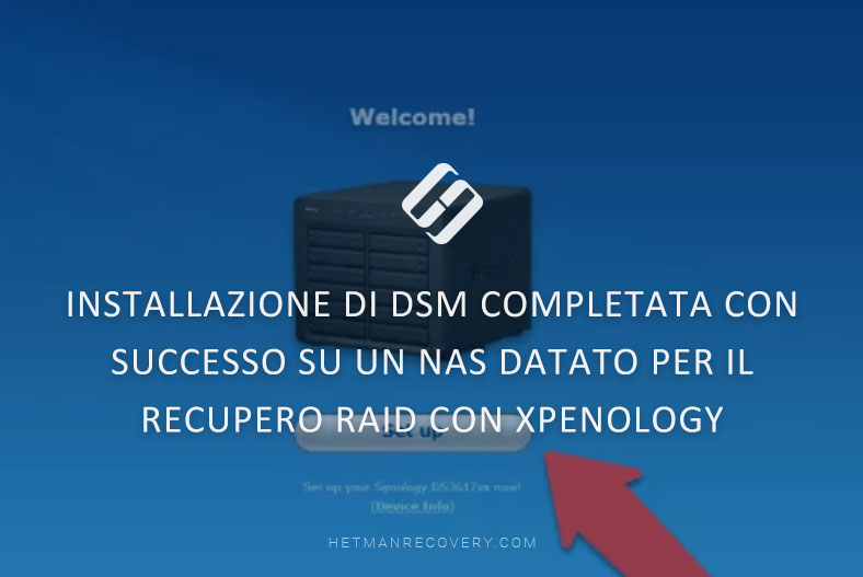 Problema risolto: installazione di DSM completata con successo su un NAS datato per il recupero RAID con XPEnology Problema risolto: installazione di DSM completata con successo su un NAS datato per il recupero RAID con XPEnology