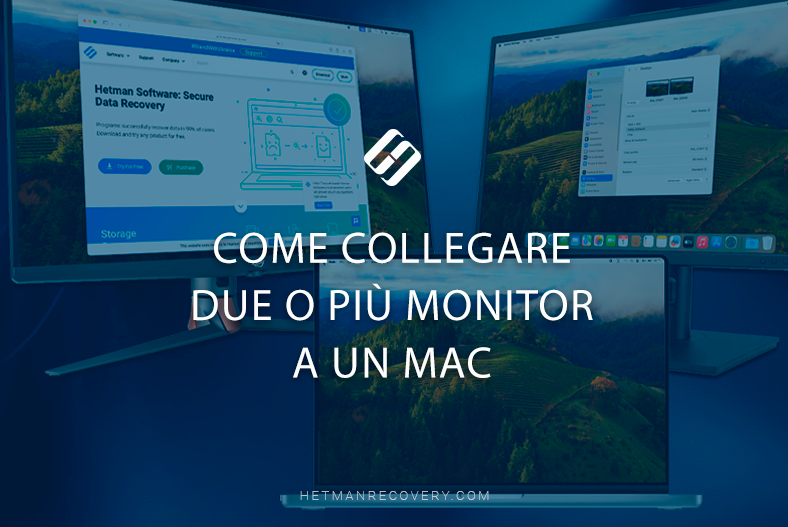 Come collegare due o più monitor a un Mac Come collegare due o più monitor a un Mac