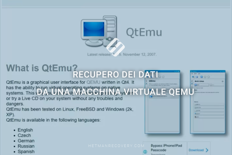 Recupero dei dati da una macchina virtuale QEMU: soluzioni semplici!