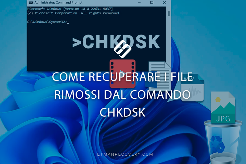 Come recuperare i file rimossi dal comando CHKDSK Come recuperare i file rimossi dal comando CHKDSK