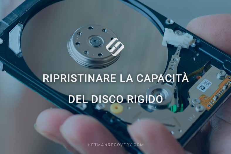 Ripristinare la capacità del disco rigido: guida per recuperare lo spazio mancante Ripristinare la capacità del disco rigido: guida per recuperare lo spazio mancante