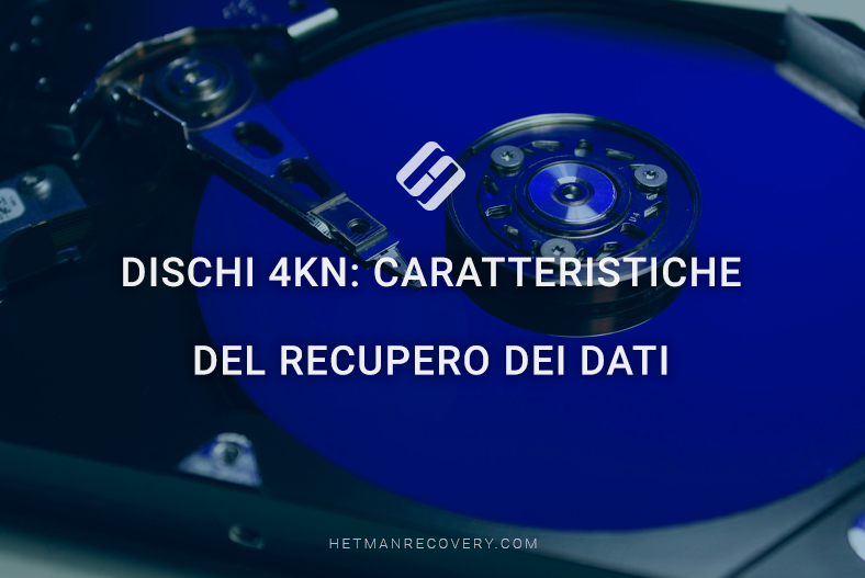 Dischi 4Kn: caratteristiche del recupero dei dati