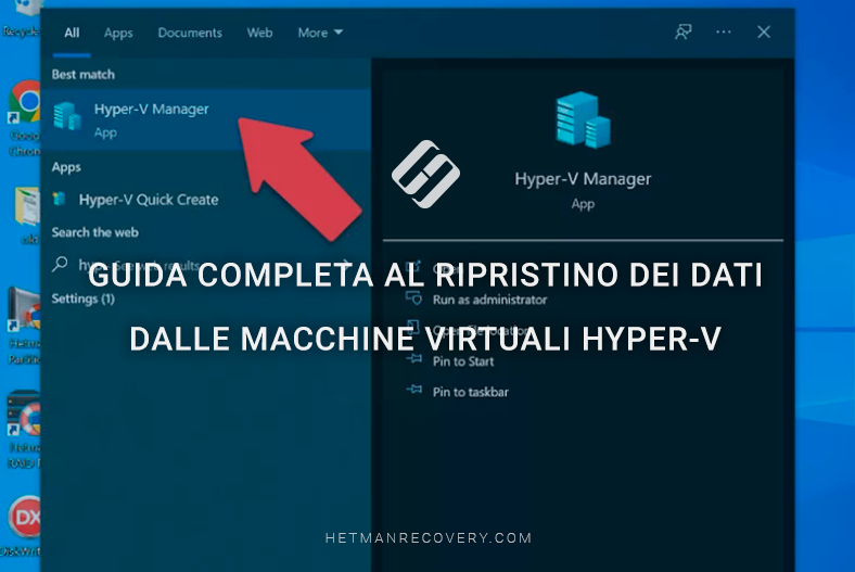Guida completa al ripristino dei dati dalle macchine virtuali Hyper-V