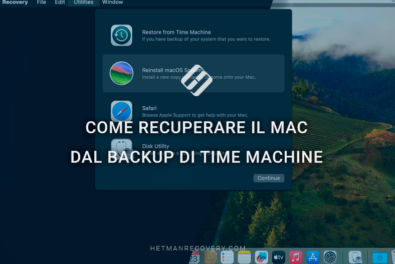 Come Recuperare il Mac dal backup di Time Machine