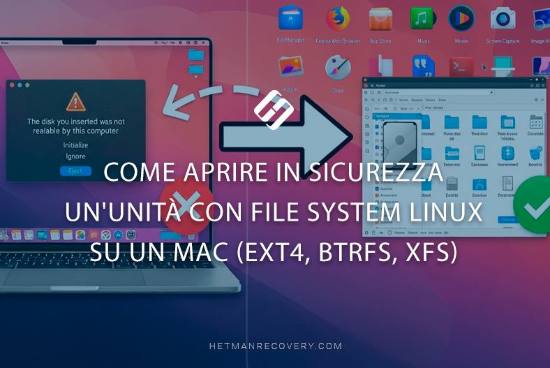 Come Aprire in Sicurezza un’Unità con File System Linux su un Mac (Ext4, Btrfs, Xfs) Come Aprire in Sicurezza un’Unità con File System Linux su un Mac (Ext4, Btrfs, Xfs)