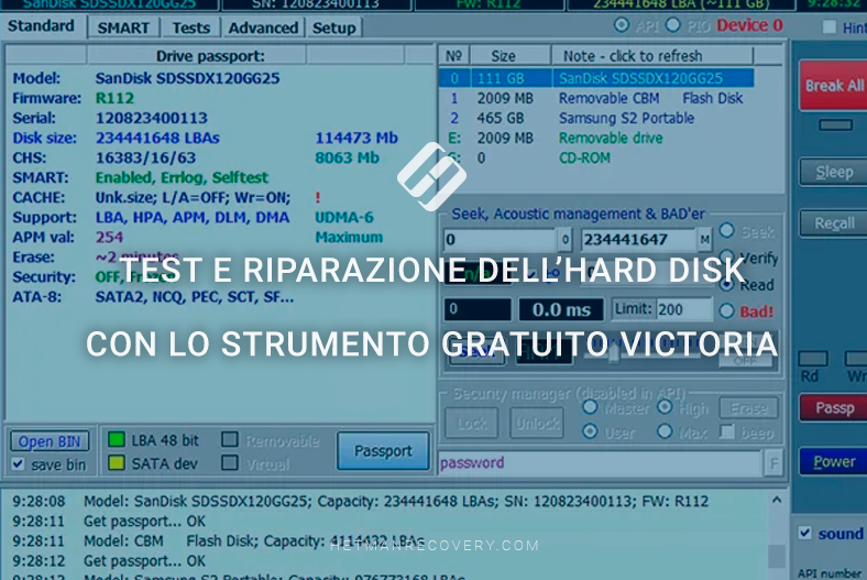 Test e riparazione dell’hard disk con lo strumento gratuito Victoria: tutorial Test e riparazione dell’hard disk con lo strumento gratuito Victoria: tutorial