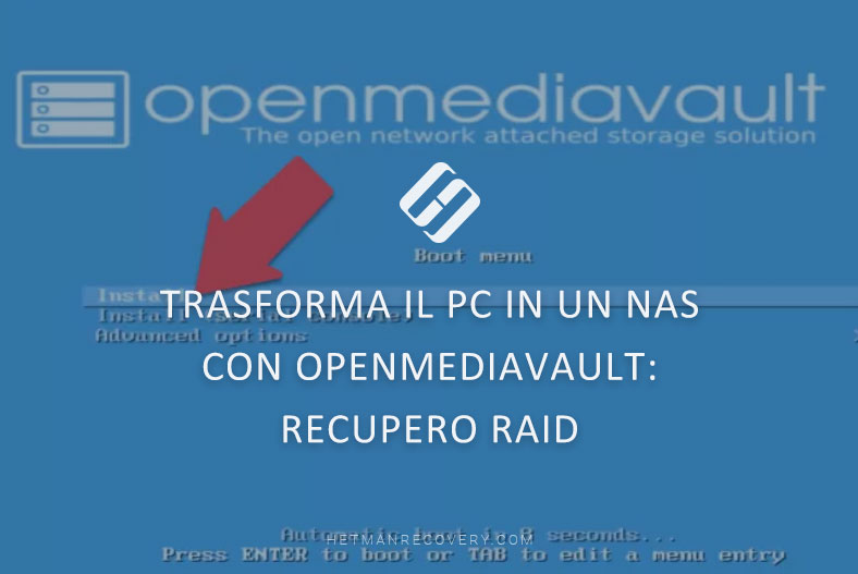 Trasforma il PC in un NAS con OpenMediaVault: Recupero RAID