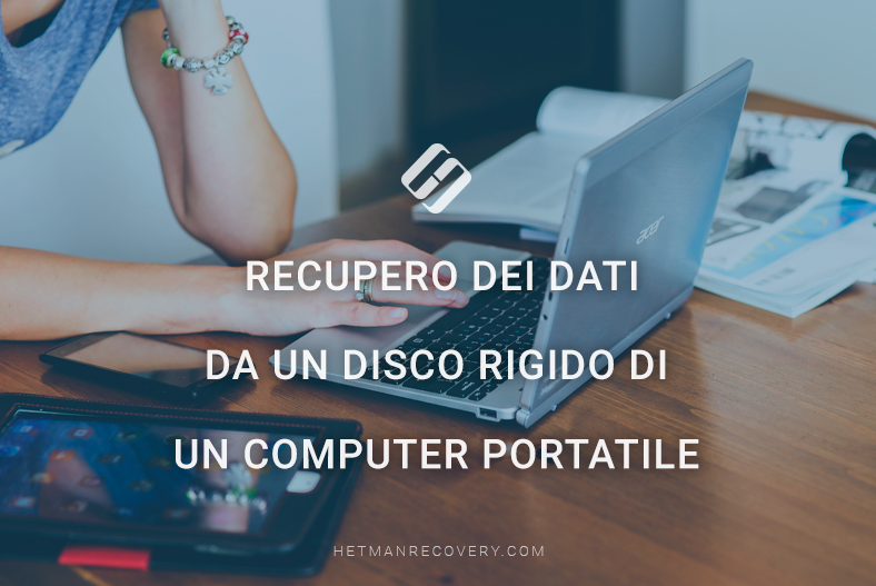 Recupero dei dati da un disco rigido di un computer portatile Recupero dei dati da un disco rigido di un computer portatile