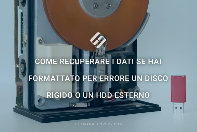 Come recuperare i dati se hai formattato per errore un disco rigido o un HDD esterno