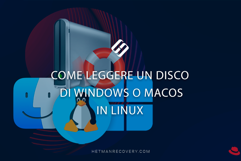 Come Leggere un Disco di Windows o macOS in Linux