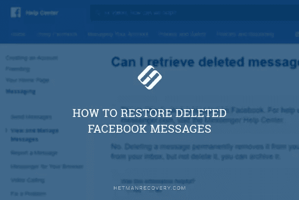 How to recover permanently deleted messages on facebook on pc How To Restore Deleted Facebook Messages